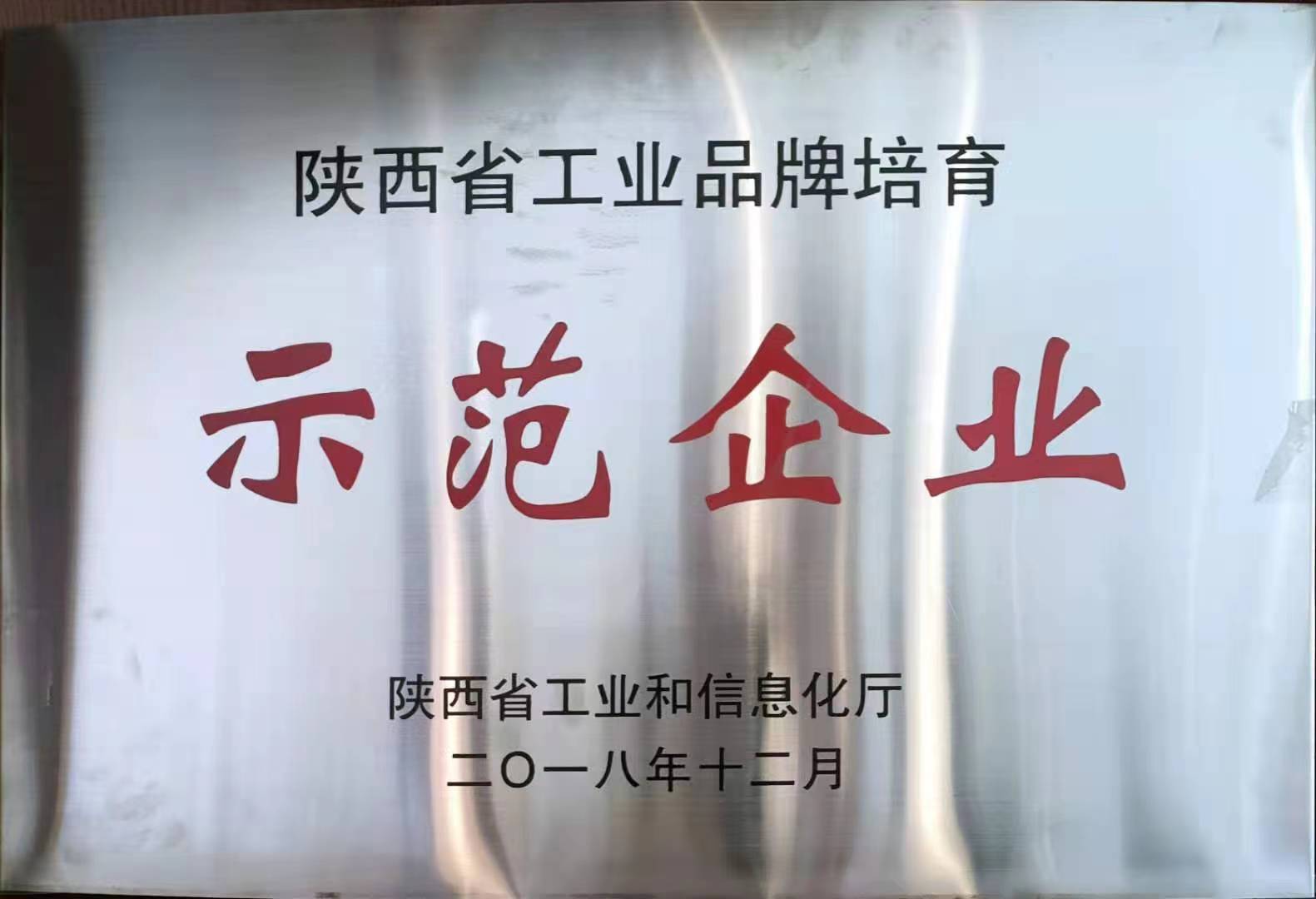 工业品牌培育示范企业