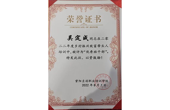 荣誉证书